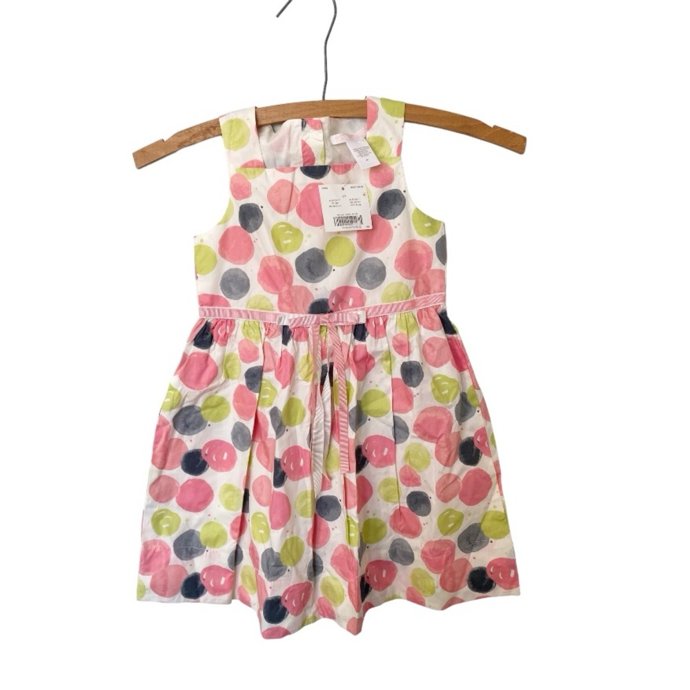 JANIE & JACK Little Artiste polka-dot dress NWT